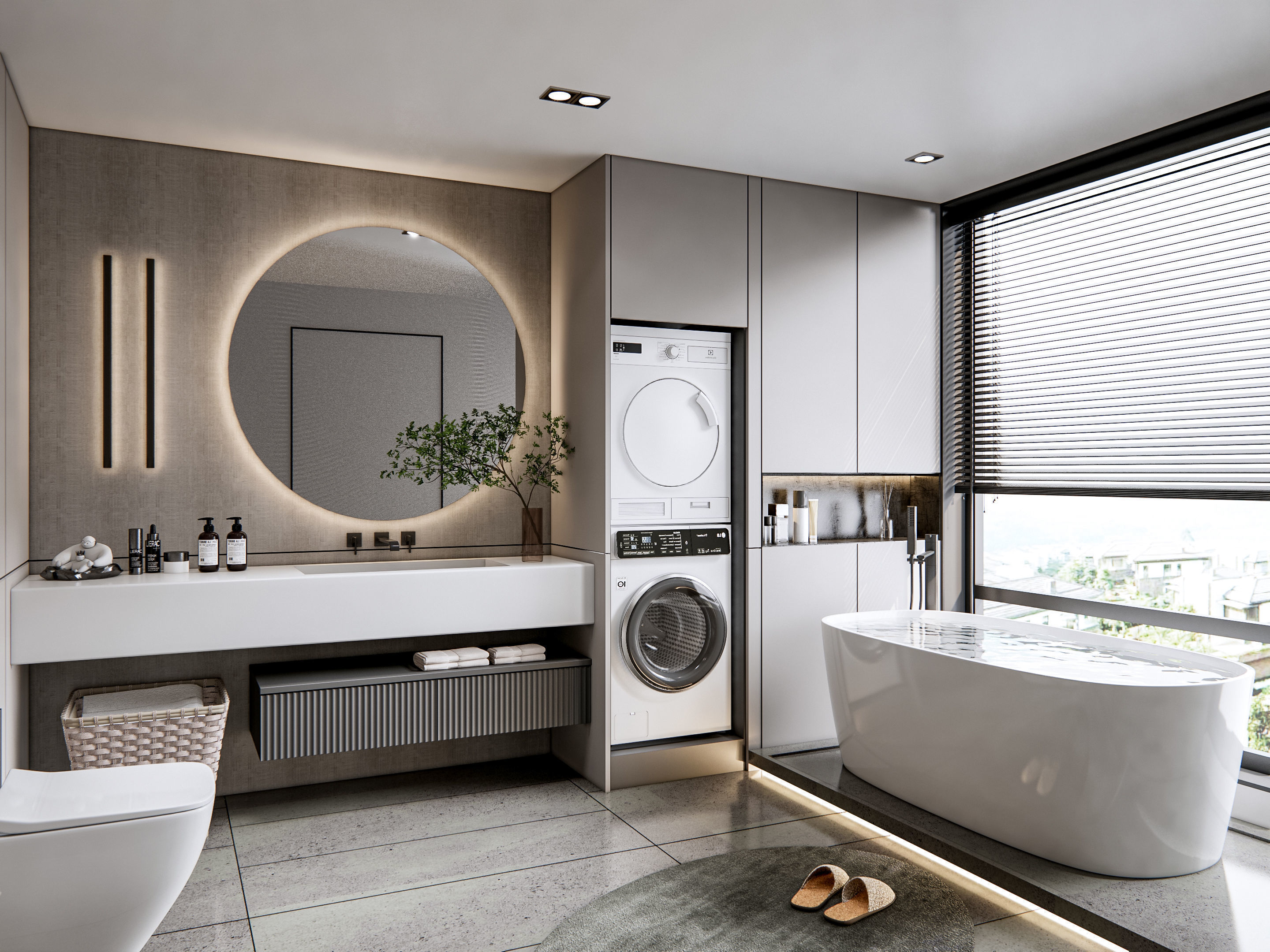 Bathroom 16  3D model_9