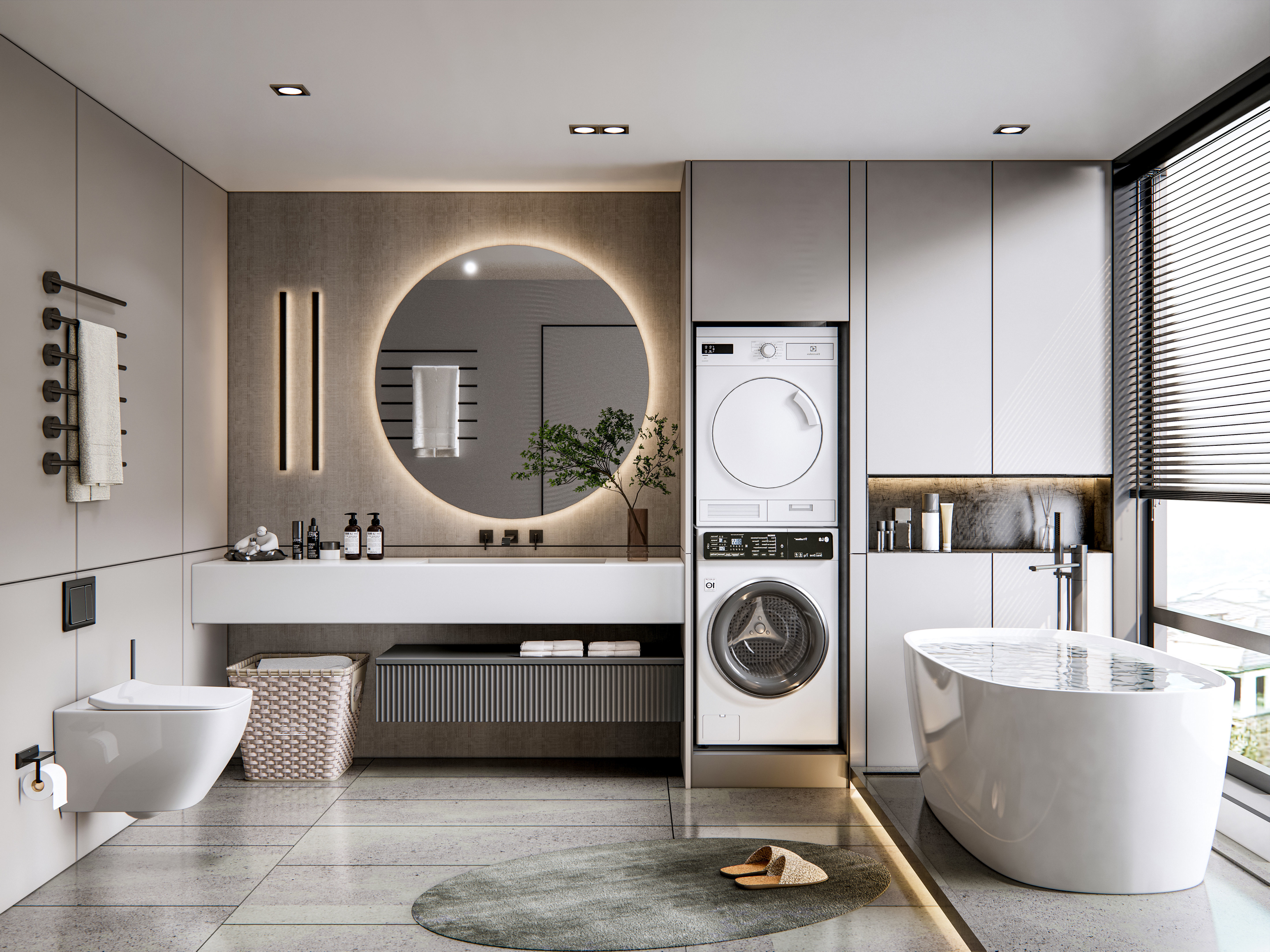 Bathroom 16  3D model_7