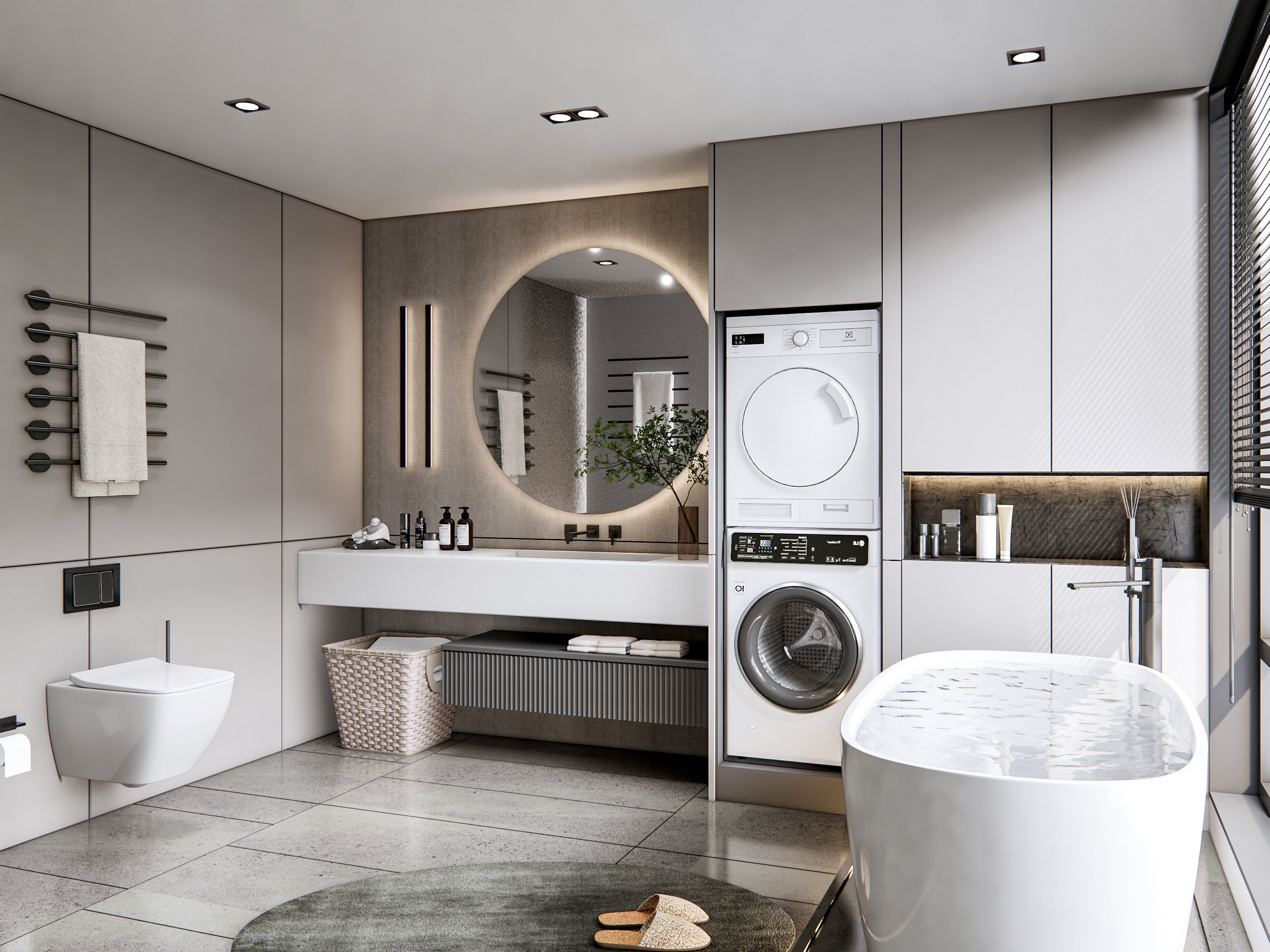 Bathroom 16  3D model_5