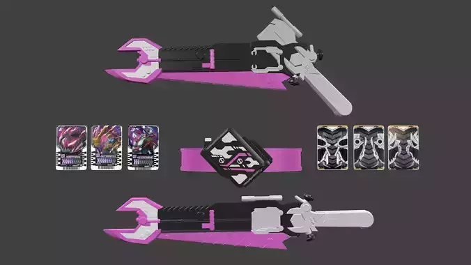 Kamen Rider valvard weapon completed