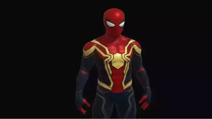 Spiderman Sci fi suit 3d model 