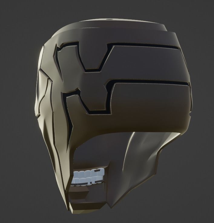 Mechamaru from Jujutsu Kaisen cosplay helmet 3D printable  3D print model_6
