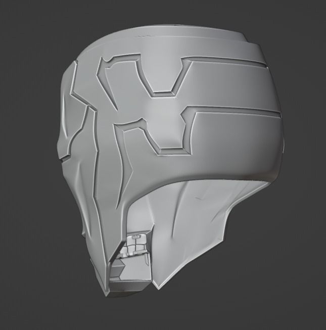 Mechamaru from Jujutsu Kaisen cosplay helmet 3D printable  3D print model_12