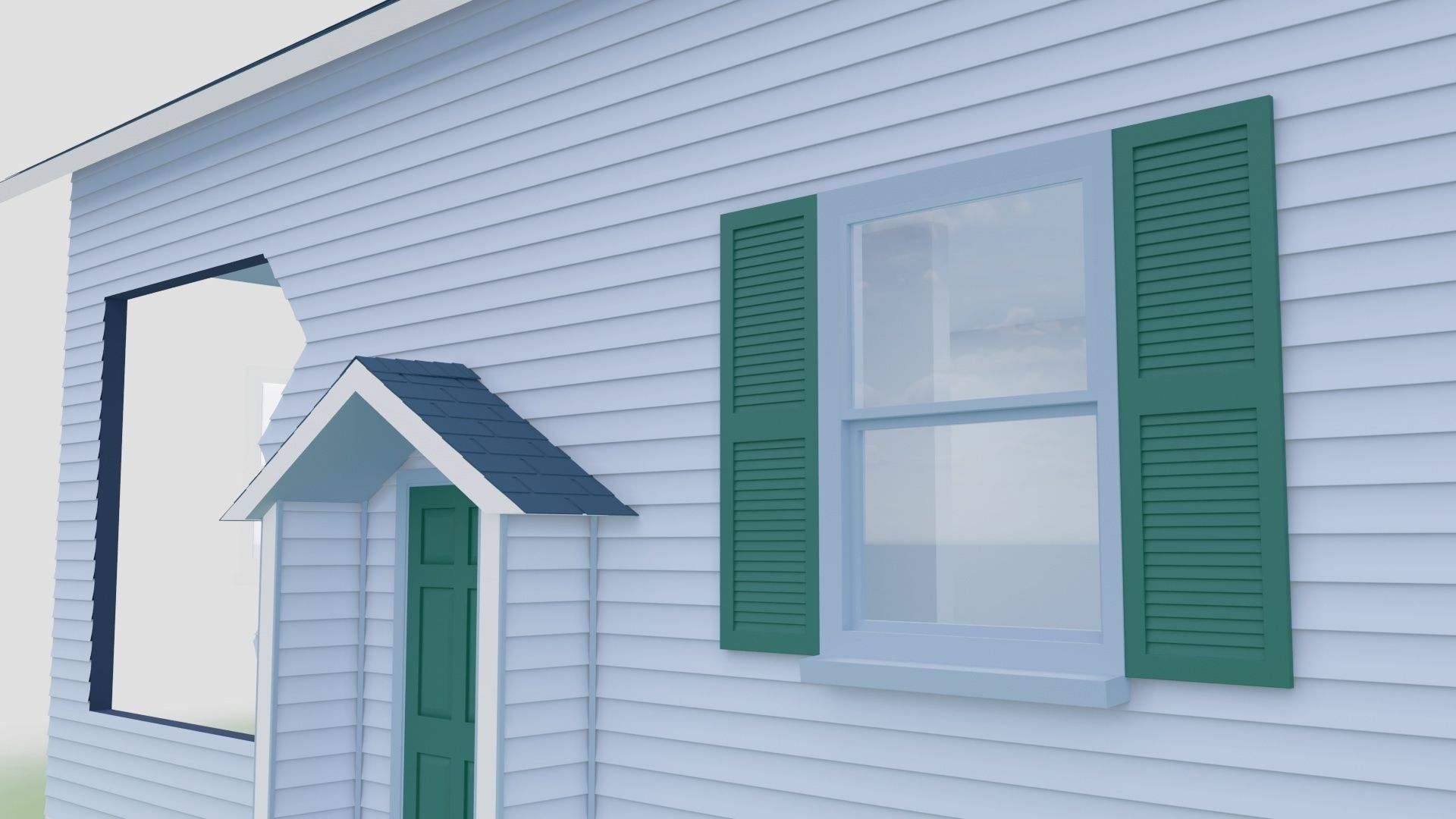 HVAC House Cutaway 3D model_18