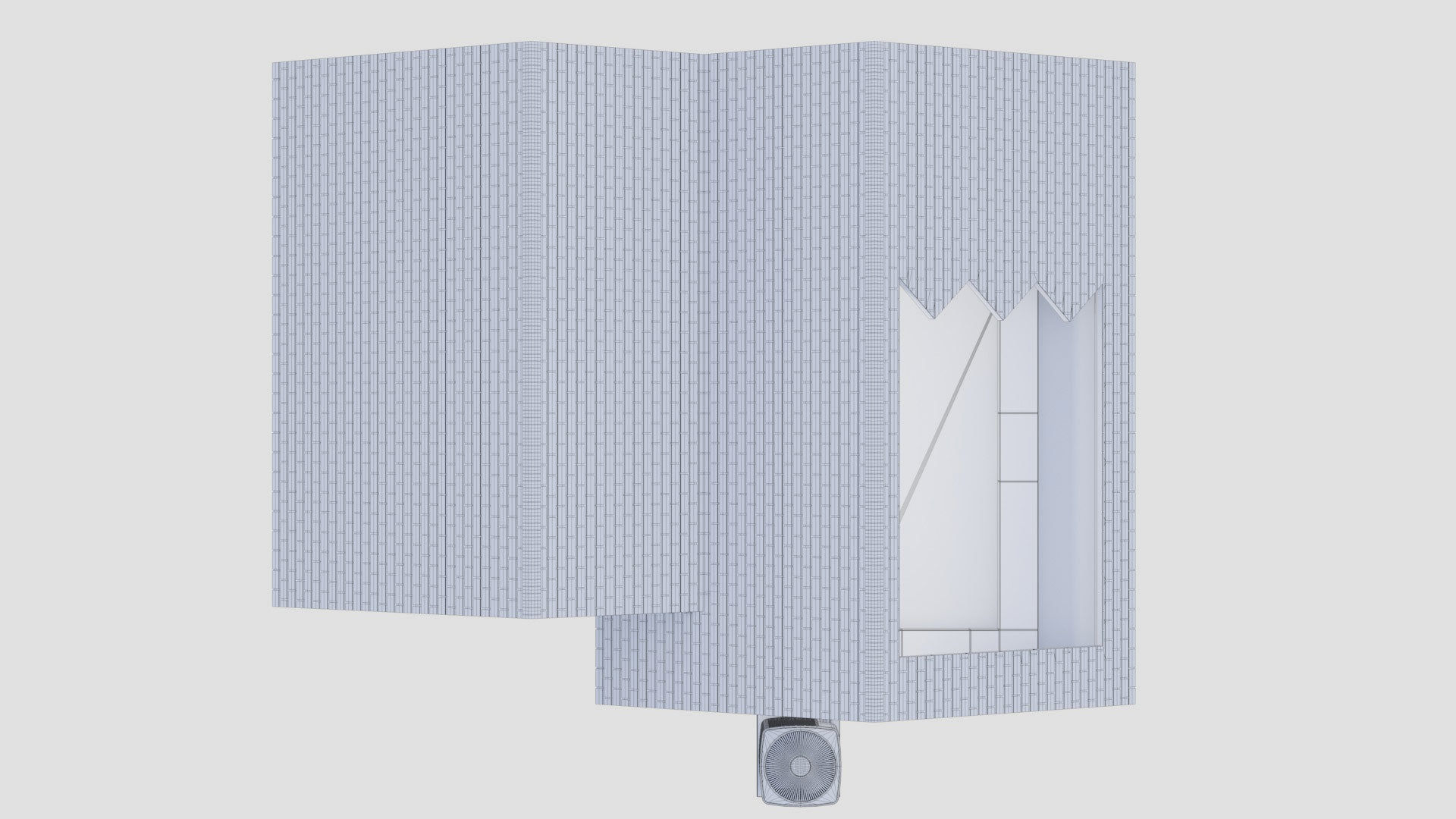 HVAC House Cutaway 3D model_11