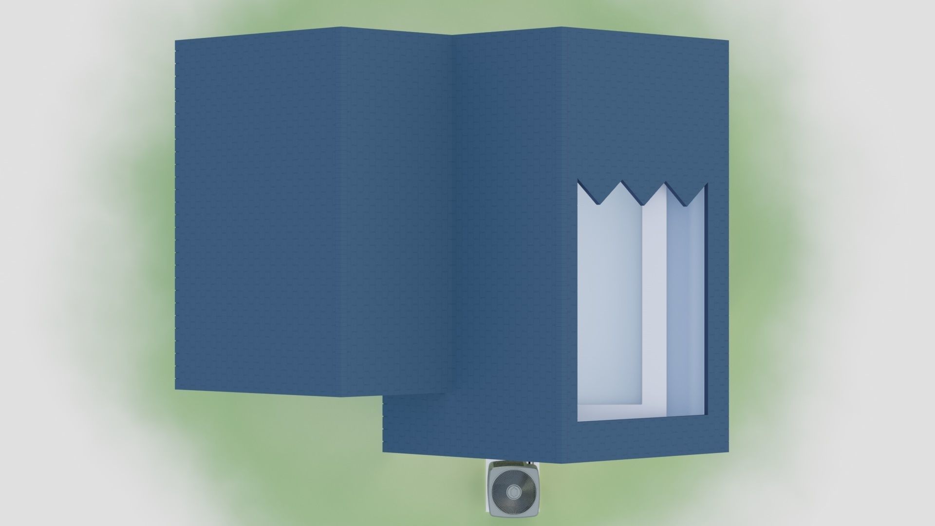 HVAC House Cutaway 3D model_10