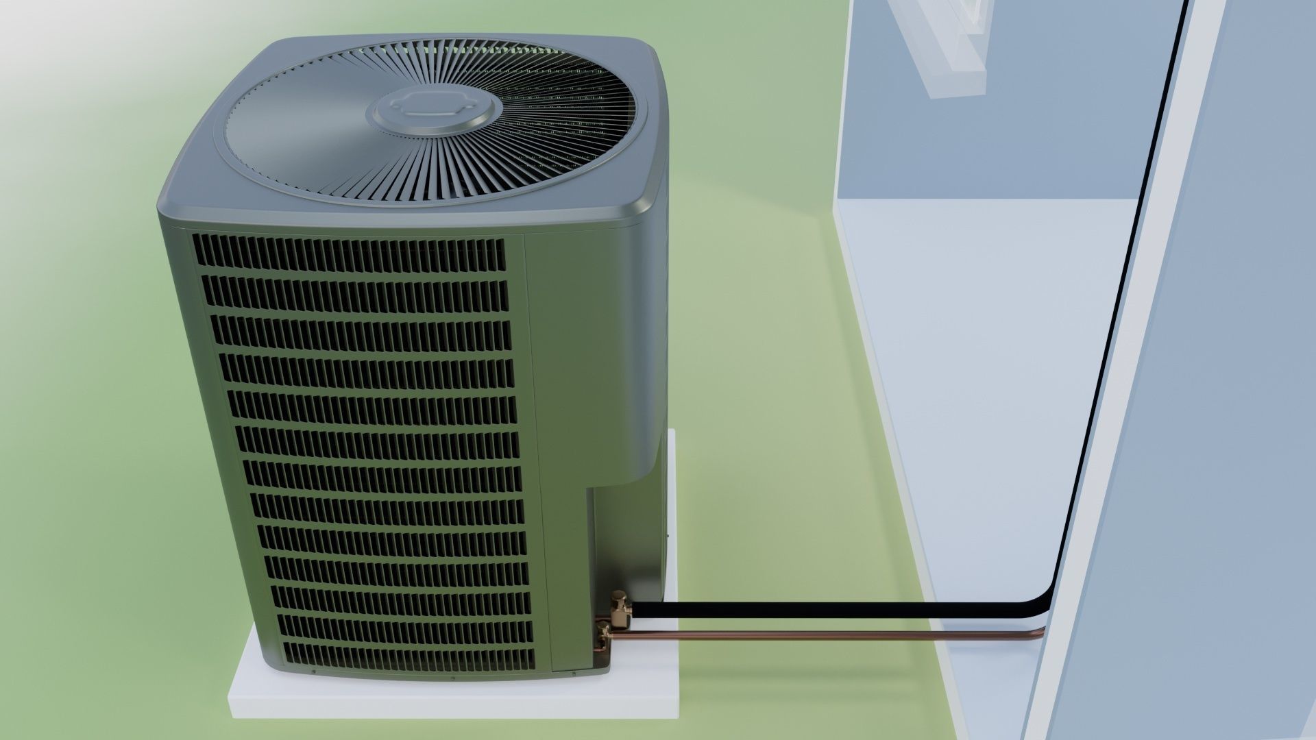 HVAC House Cutaway 3D model_14