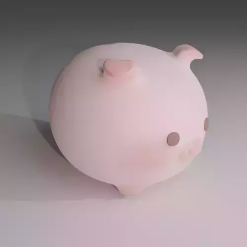 pig The piggy 3D print model