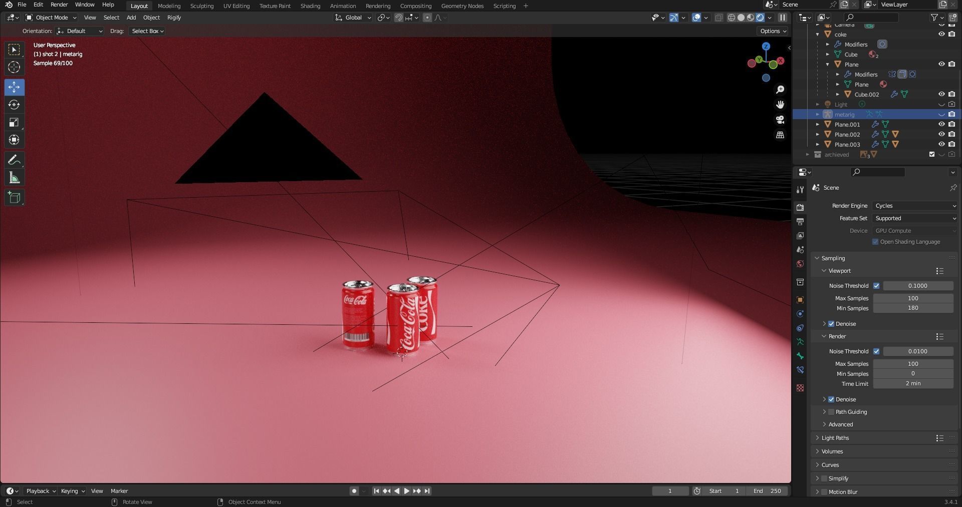 coke in can 3D model_1