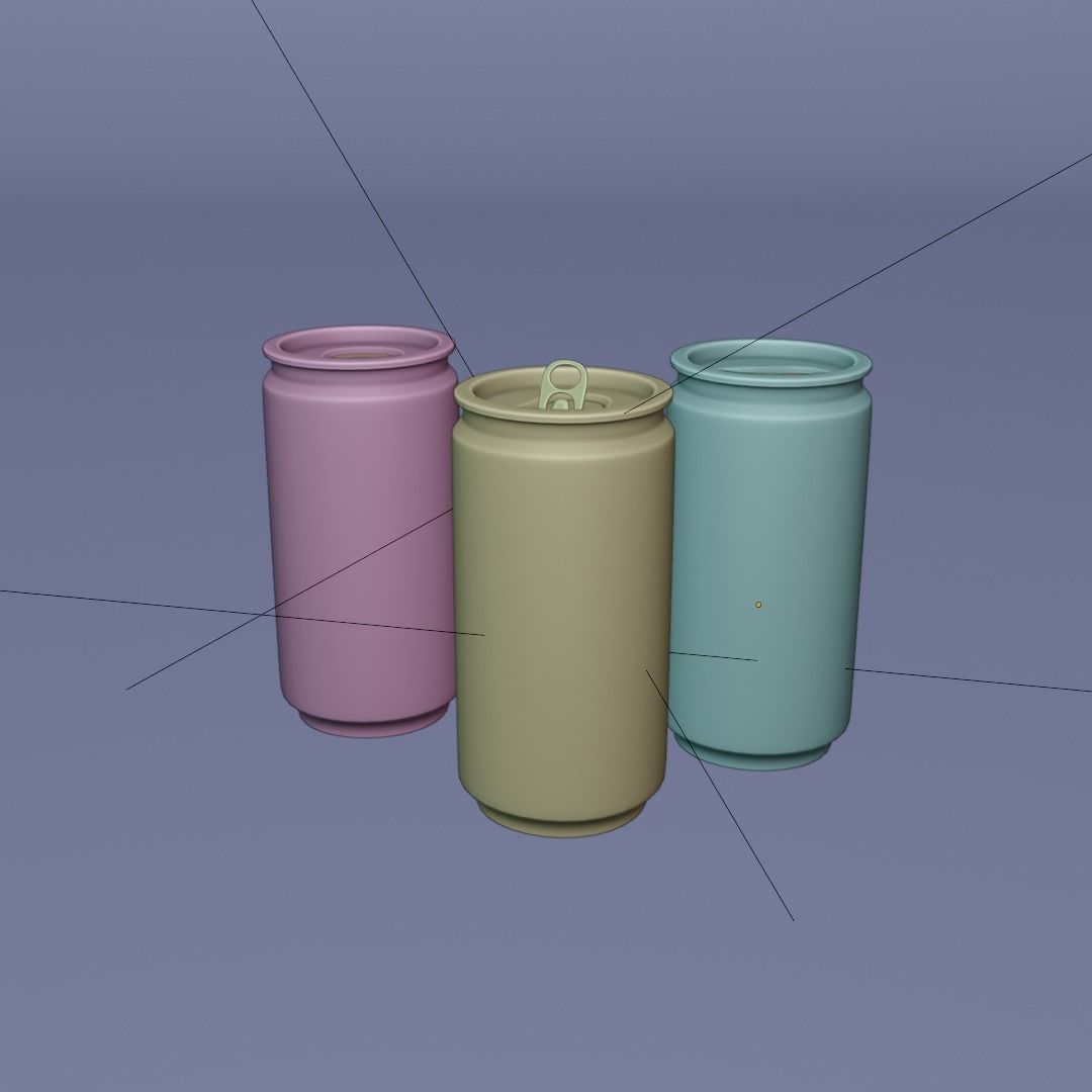 coke in can 3D model_4