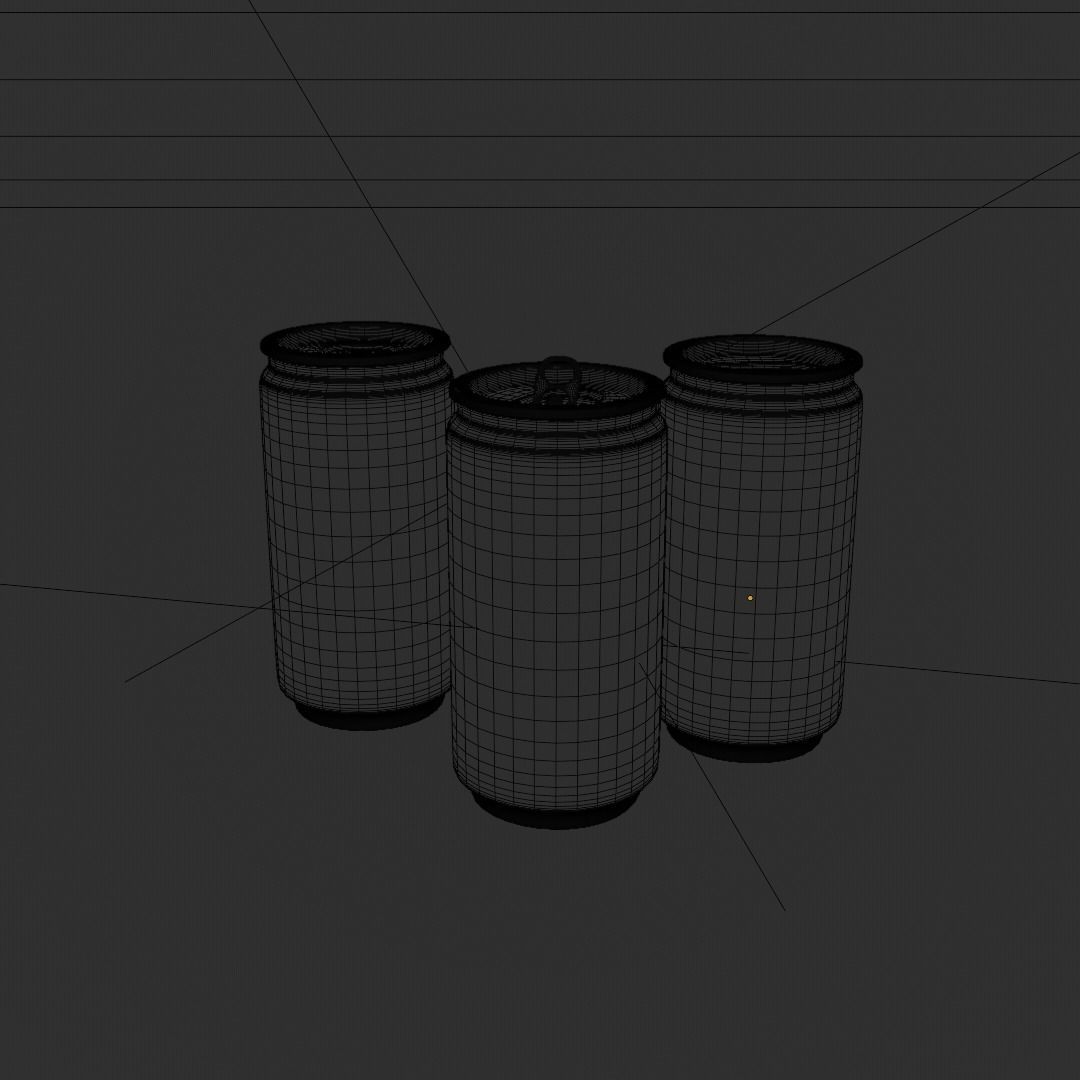 coke in can 3D model_3