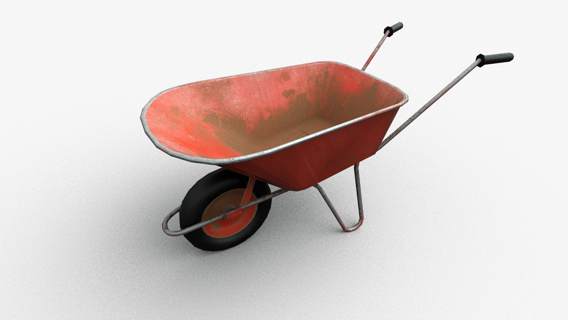 Garden Tools Low-poly 3D model_12