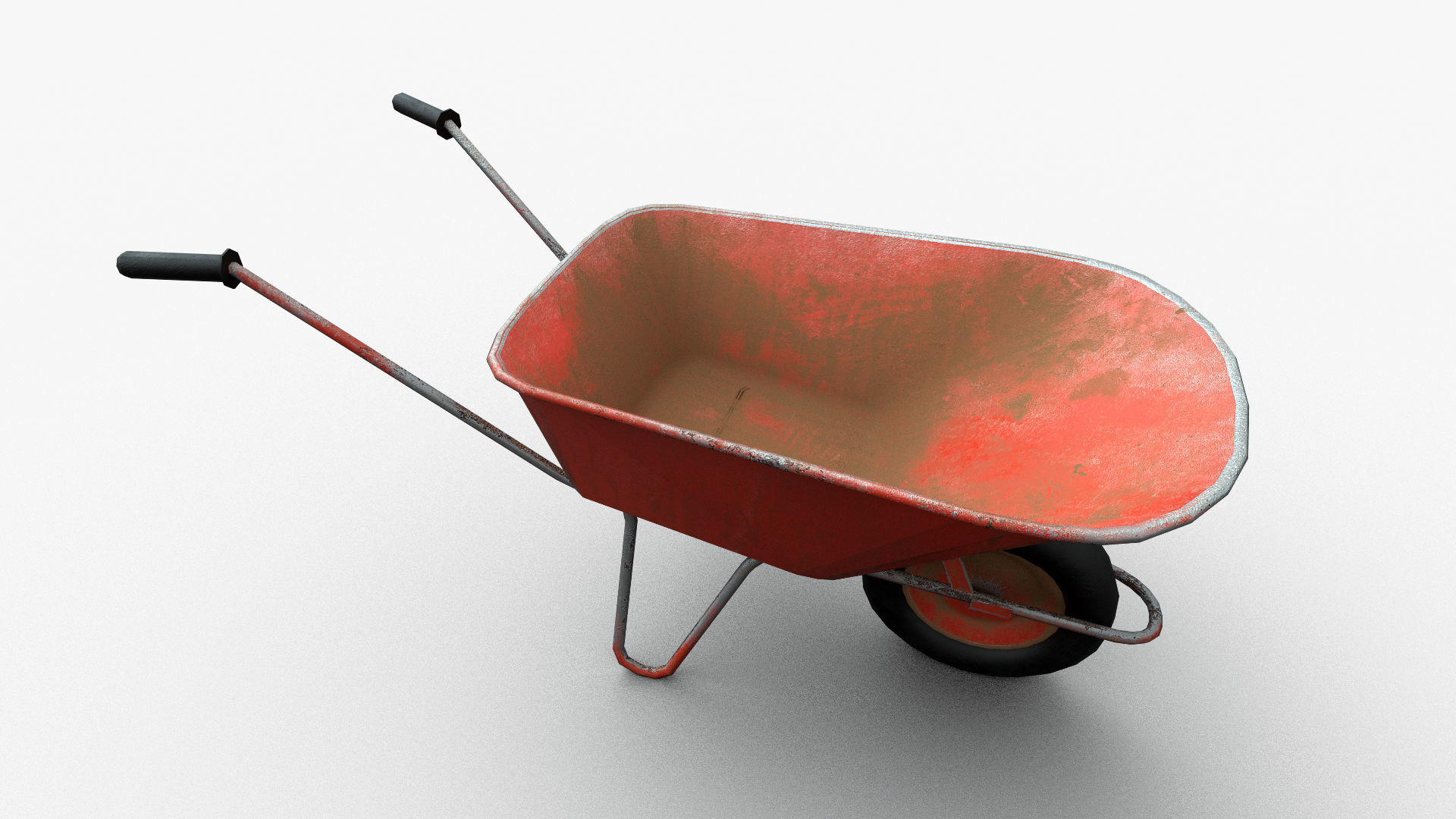Garden Tools Low-poly 3D model_5
