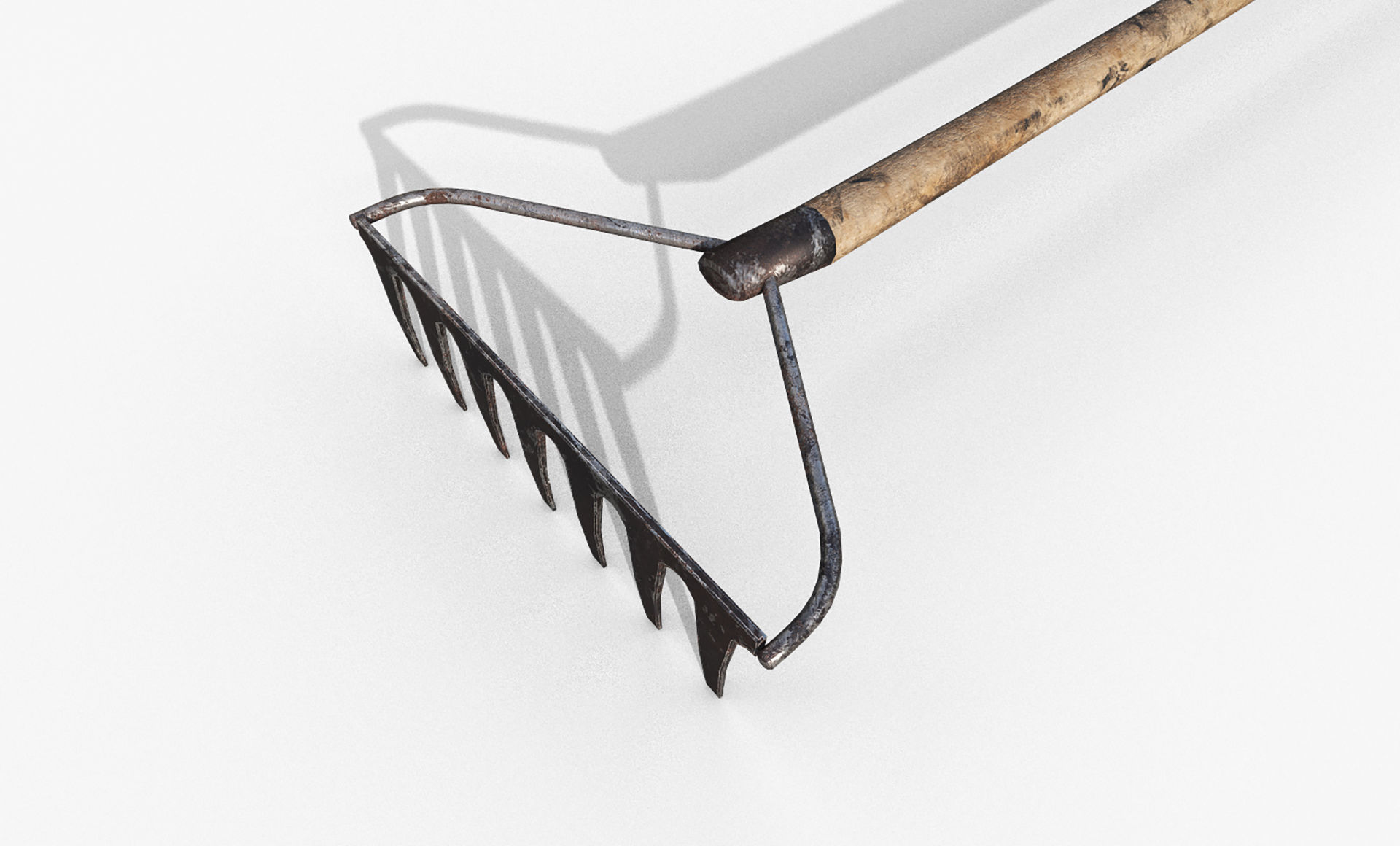 Garden Tools Low-poly 3D model_18