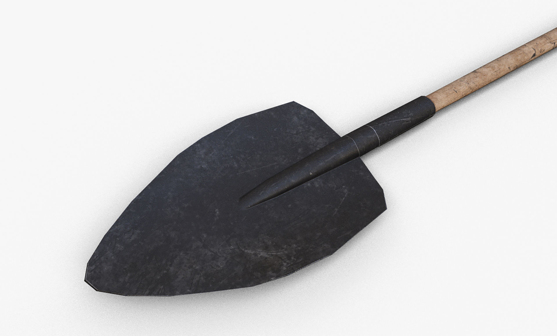 Garden Tools Low-poly 3D model_4