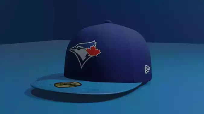 Toronto Blue Jays Baseball Hat 3D model