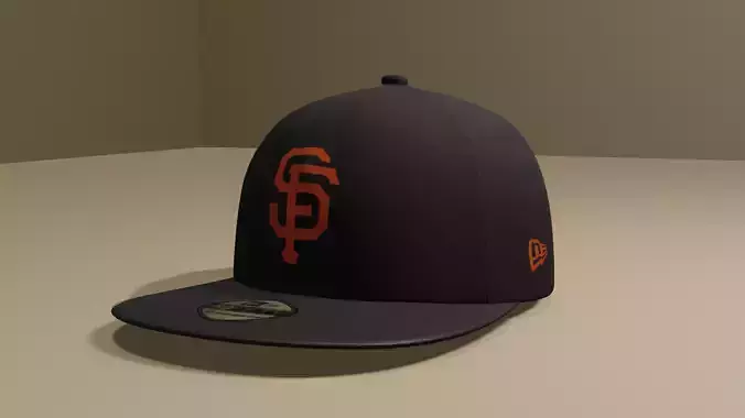 San Francisco Giants Baseball Hat 3D model