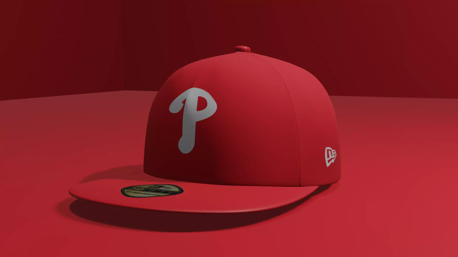 Philadelphia Phillies Baseball Hat 3D model