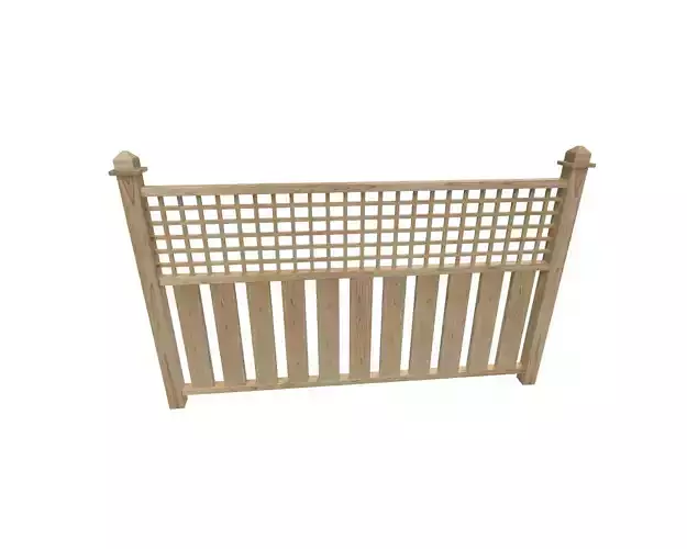 Wooden fence