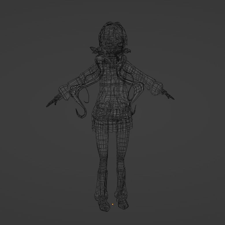 3D model Karane Inda 100 kanojo VRChat avatar VR / AR / low-poly | CGTrader