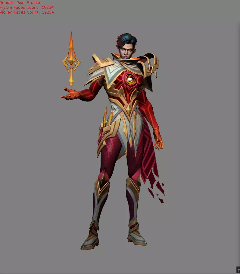 Gussion Dimension Walker Skin Low-poly 3D model