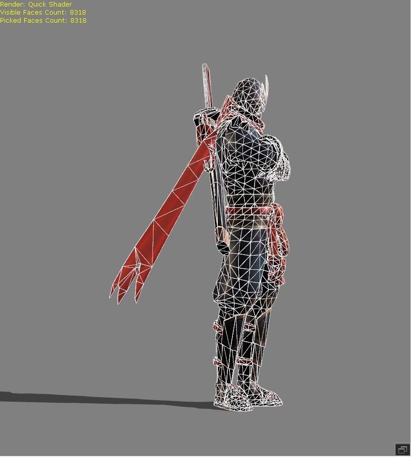 Hayabusa OLD Low-poly 3D model_5