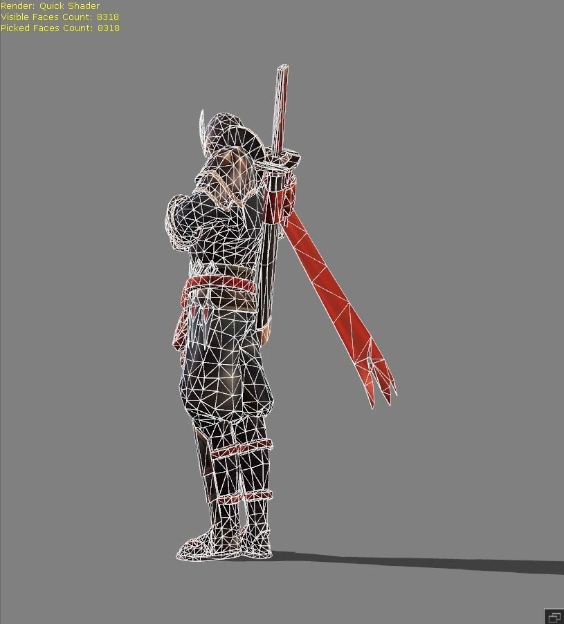 Hayabusa OLD Low-poly 3D model_6