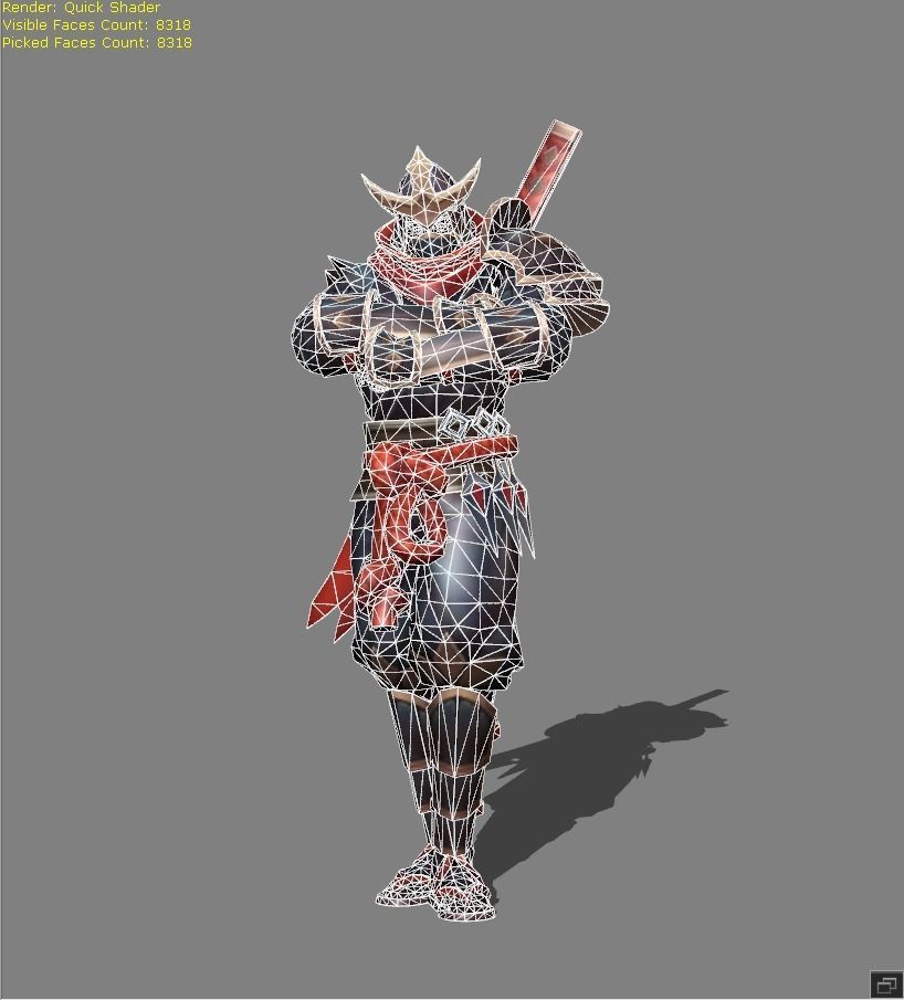 Hayabusa OLD Low-poly 3D model_4