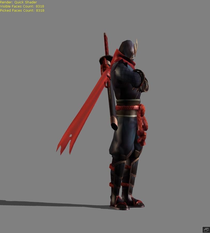 Hayabusa OLD Low-poly 3D model_1