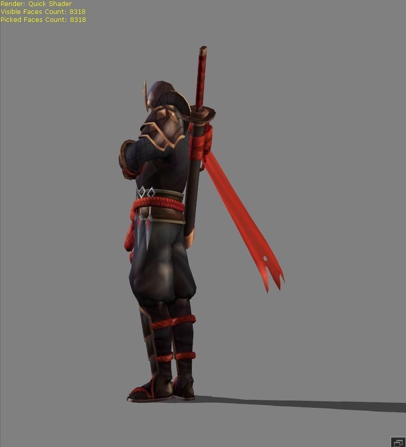 Hayabusa OLD Low-poly 3D model_2