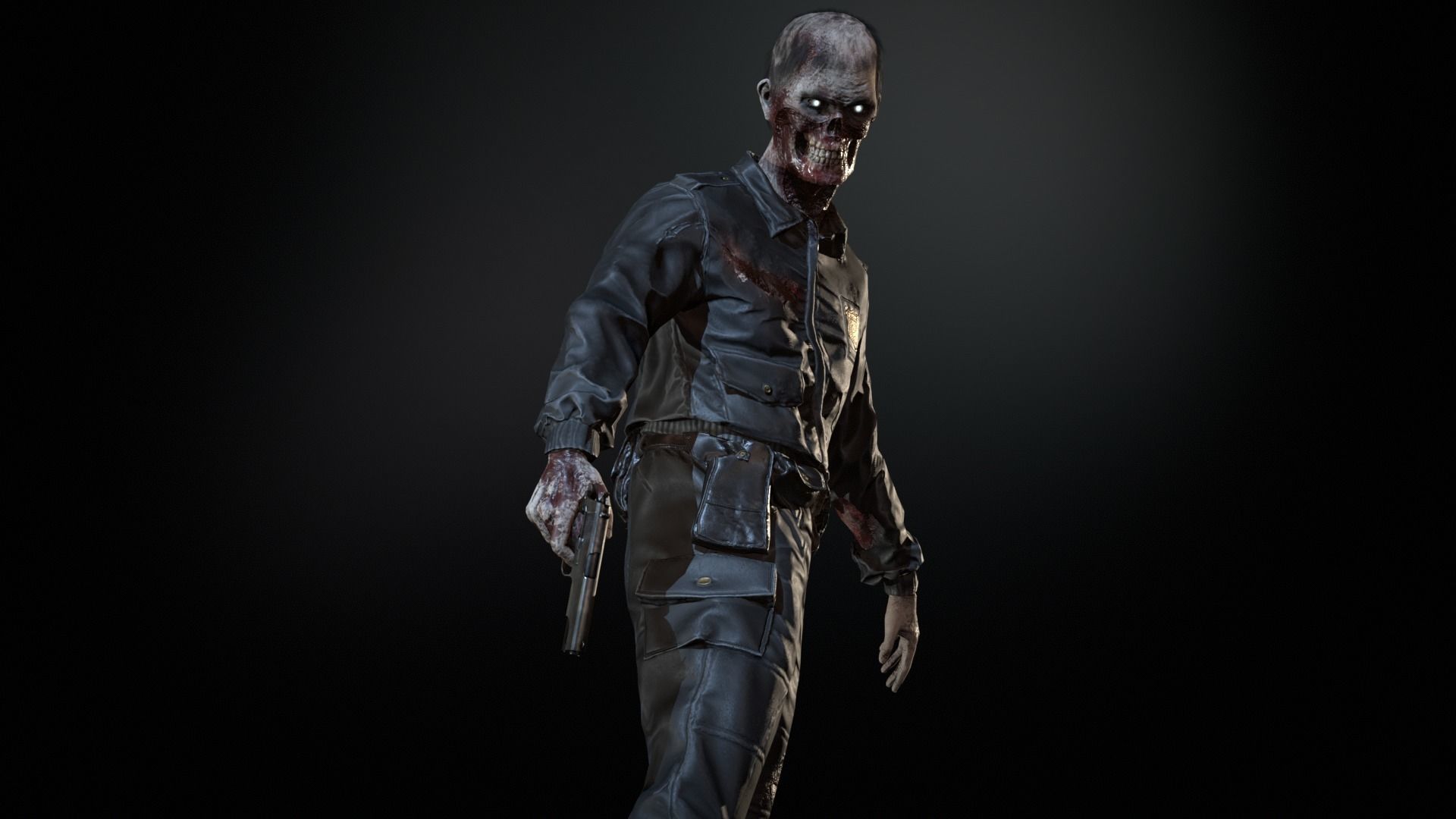 SuperZombie8 Low-poly 3D model_25