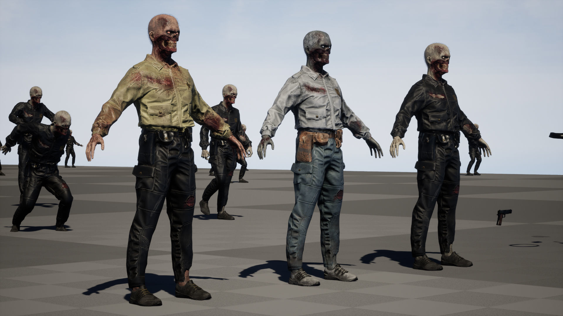 SuperZombie8 Low-poly 3D model_42