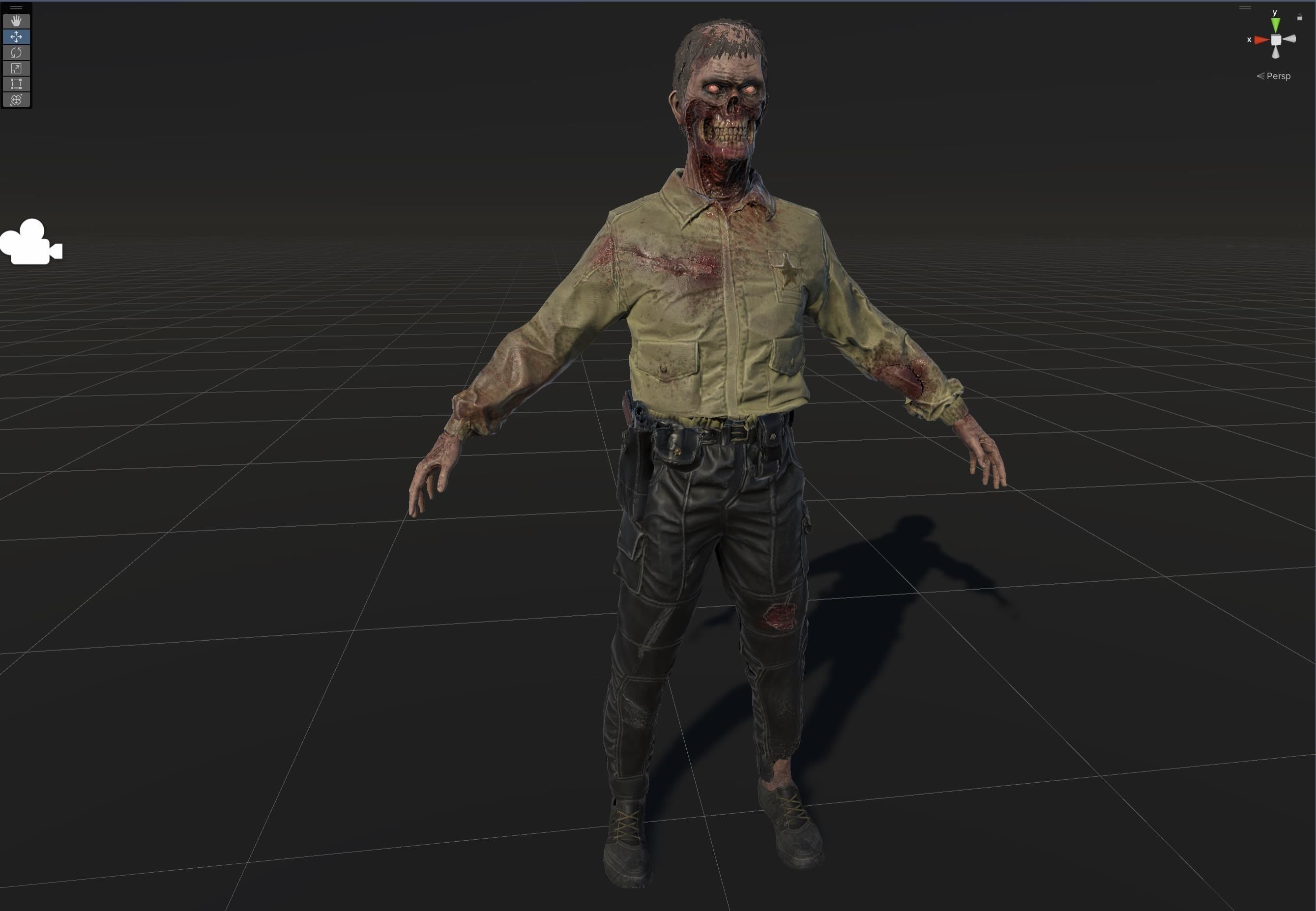 SuperZombie8 Low-poly 3D model_34