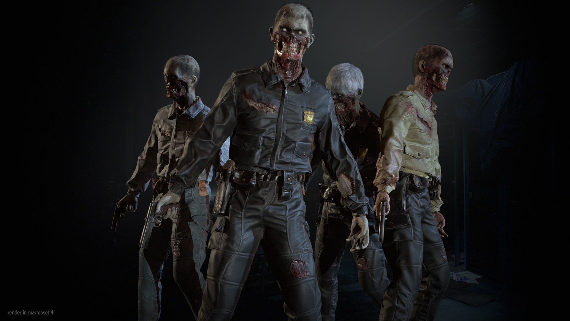 SuperZombie8 Low-poly 3D model_4