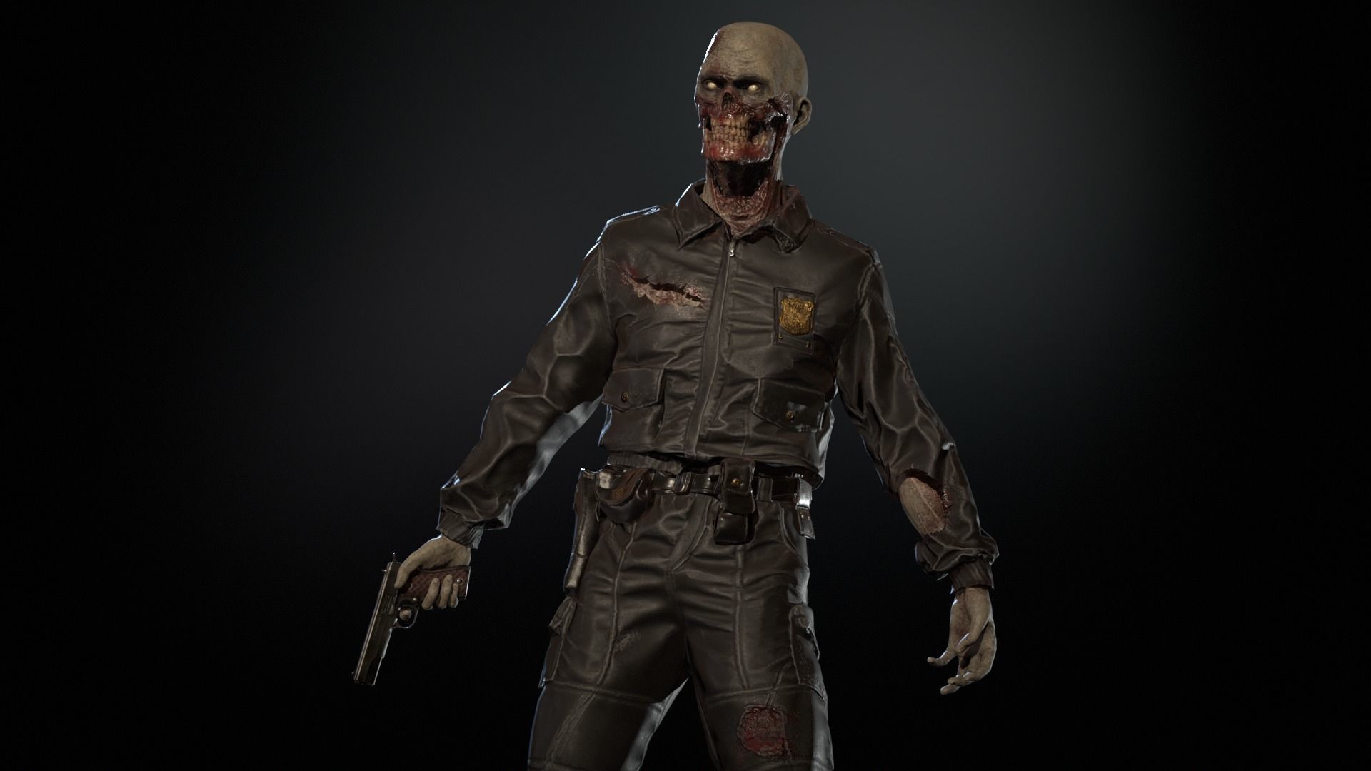 SuperZombie8 Low-poly 3D model_24