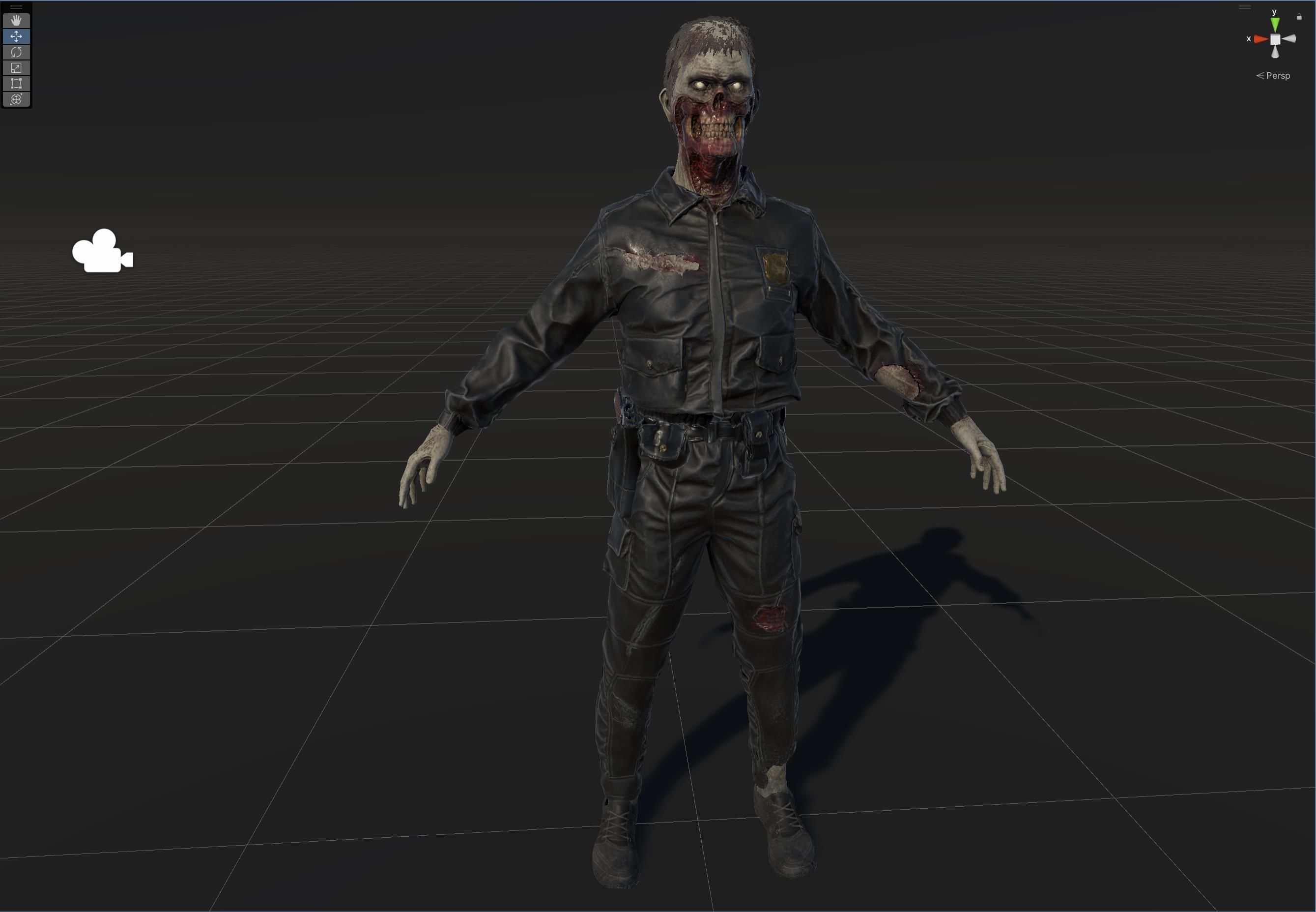 SuperZombie8 Low-poly 3D model_35