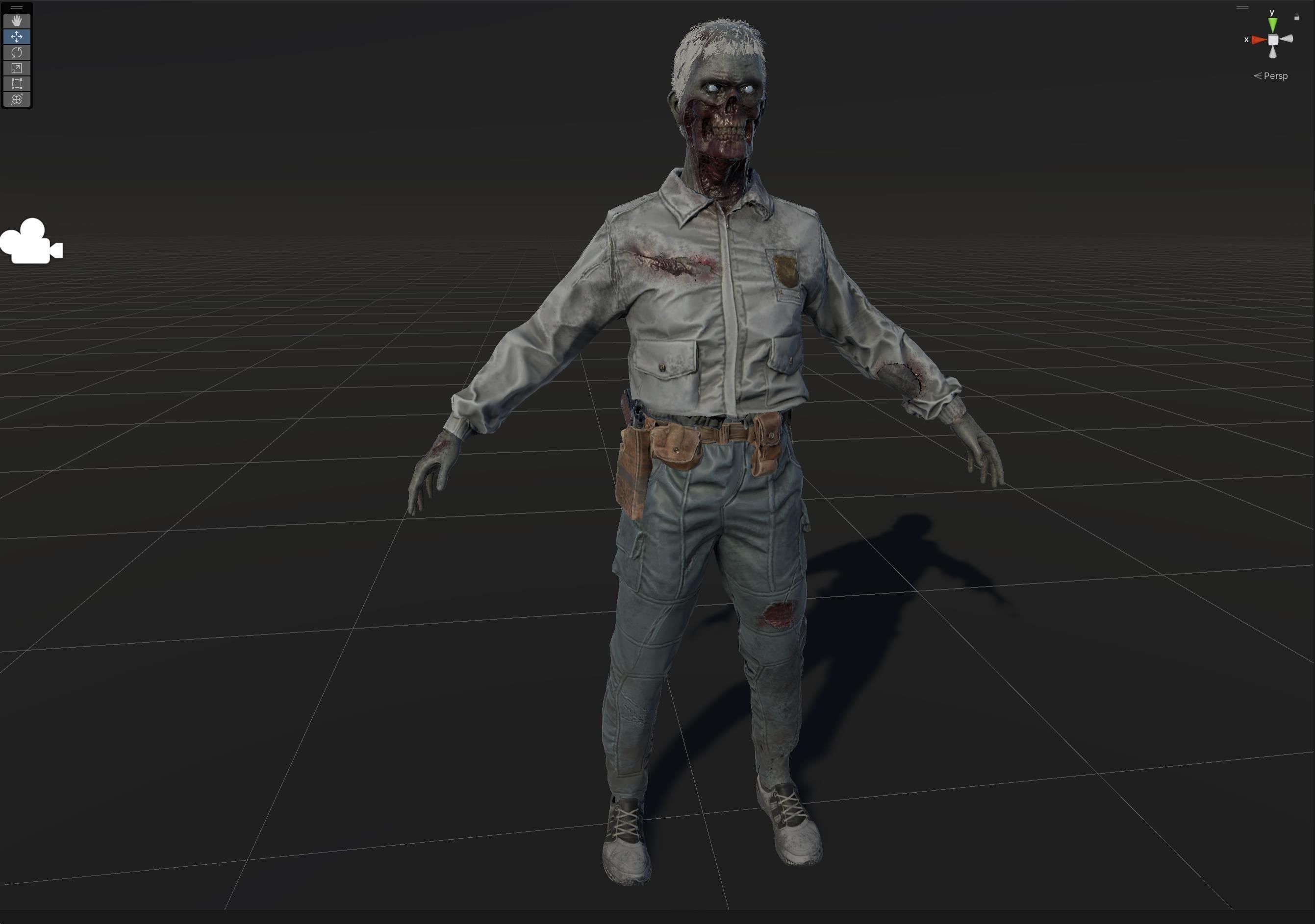 SuperZombie8 Low-poly 3D model_36
