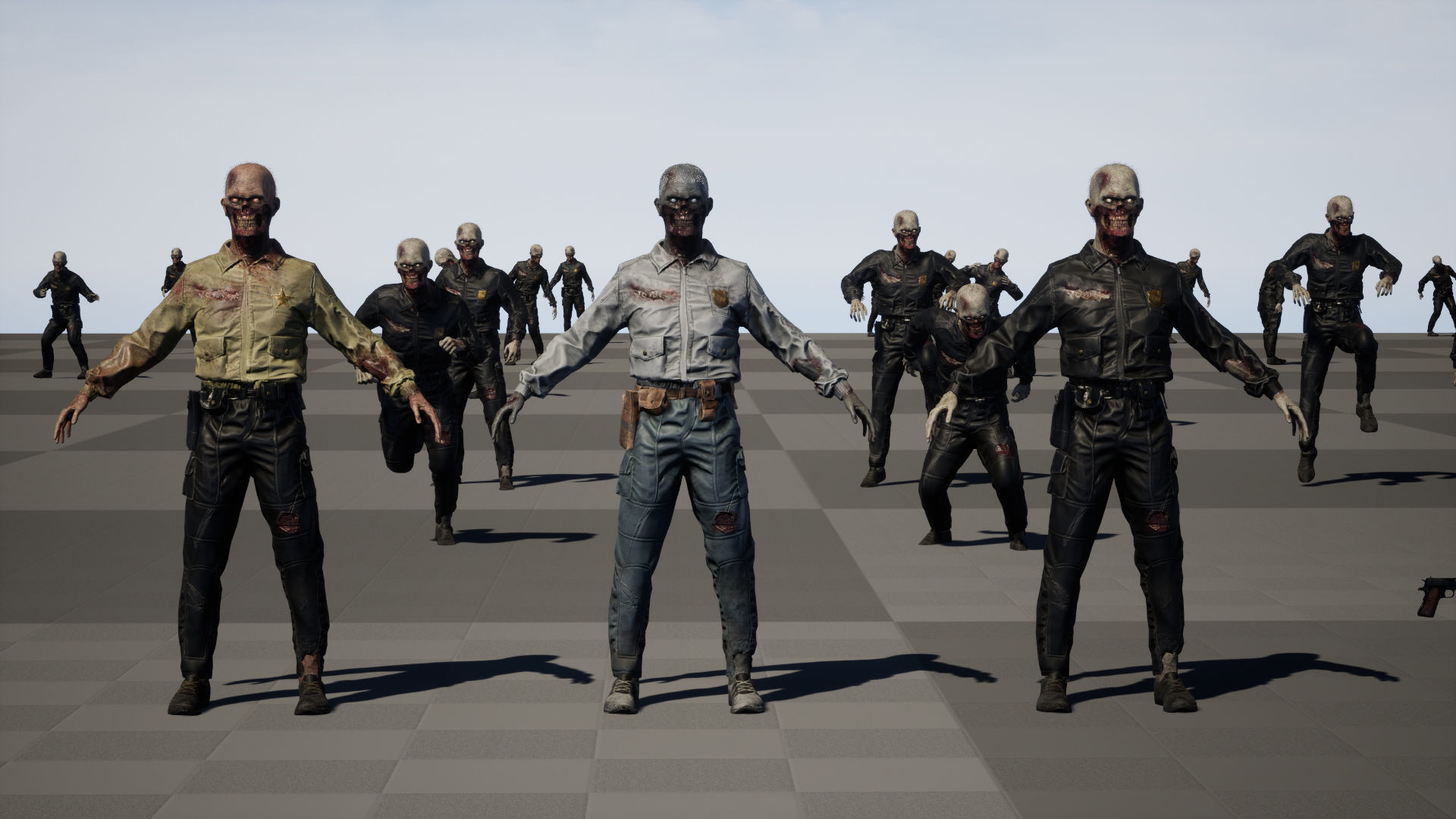 SuperZombie8 Low-poly 3D model_40