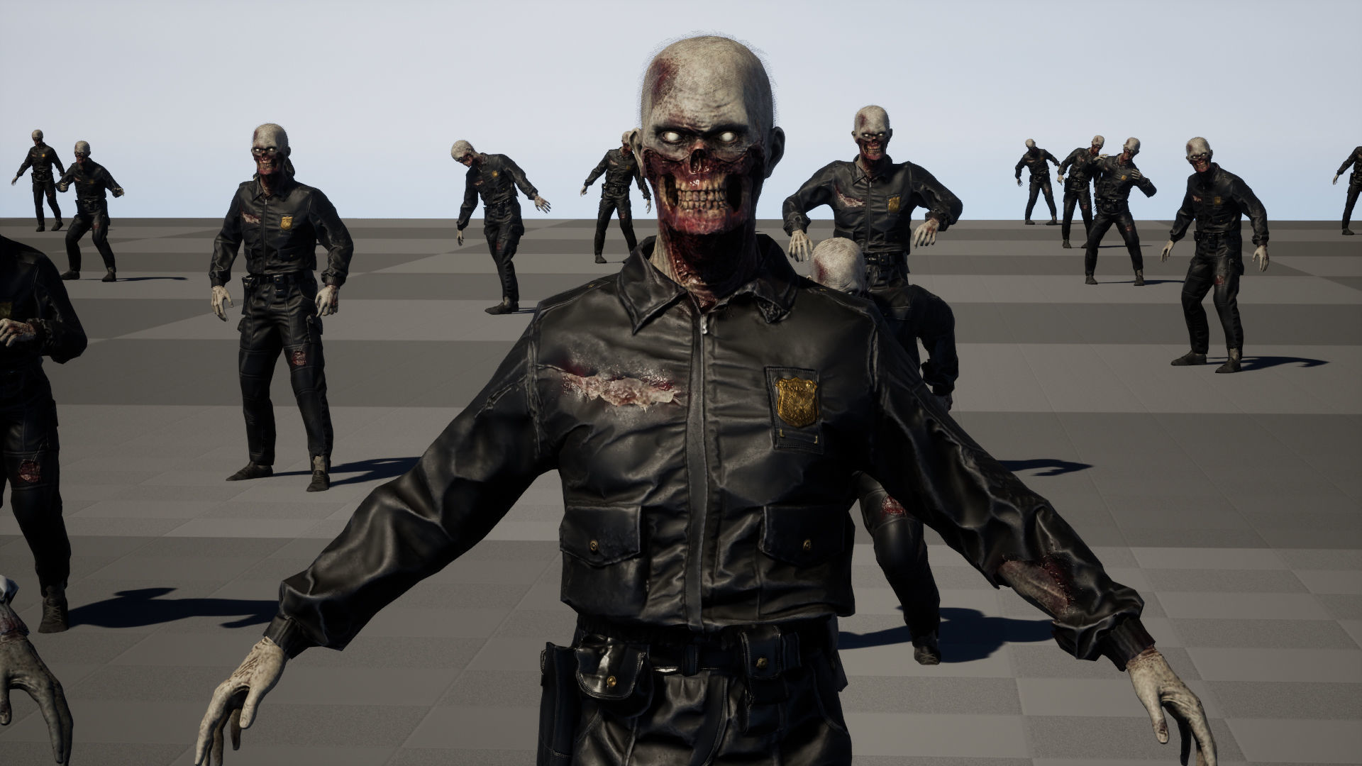 SuperZombie8 Low-poly 3D model_38