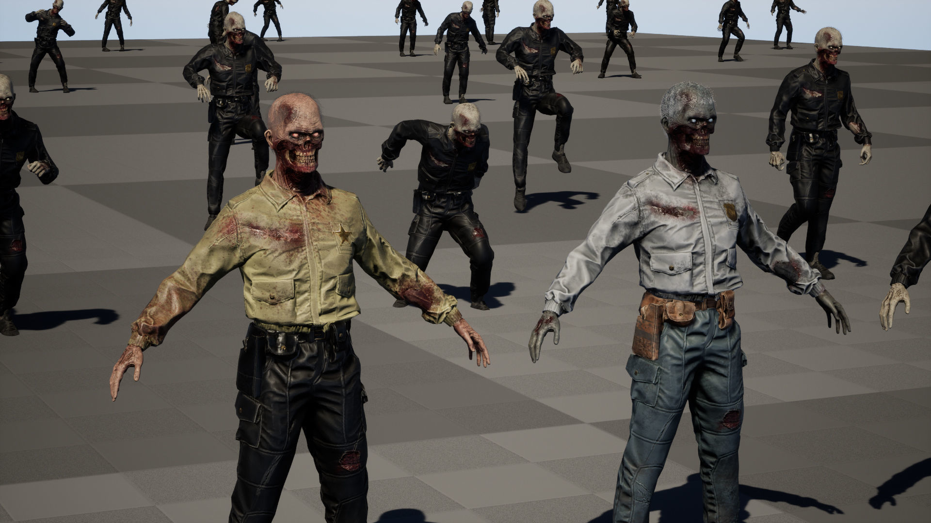 SuperZombie8 Low-poly 3D model_39