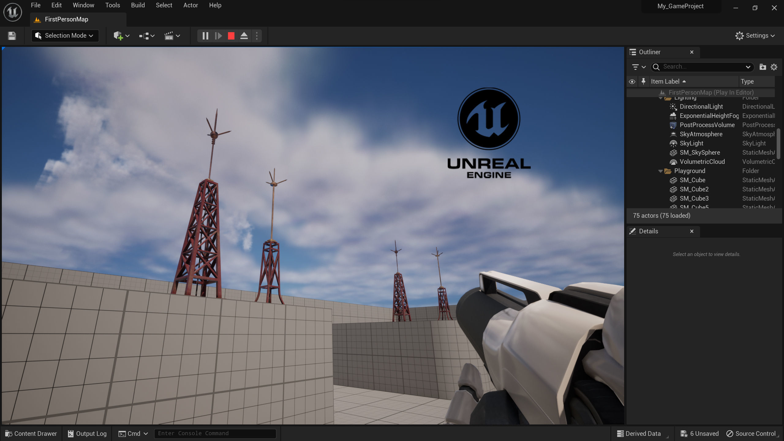 Lightning Conductors Low-poly 3D model_12