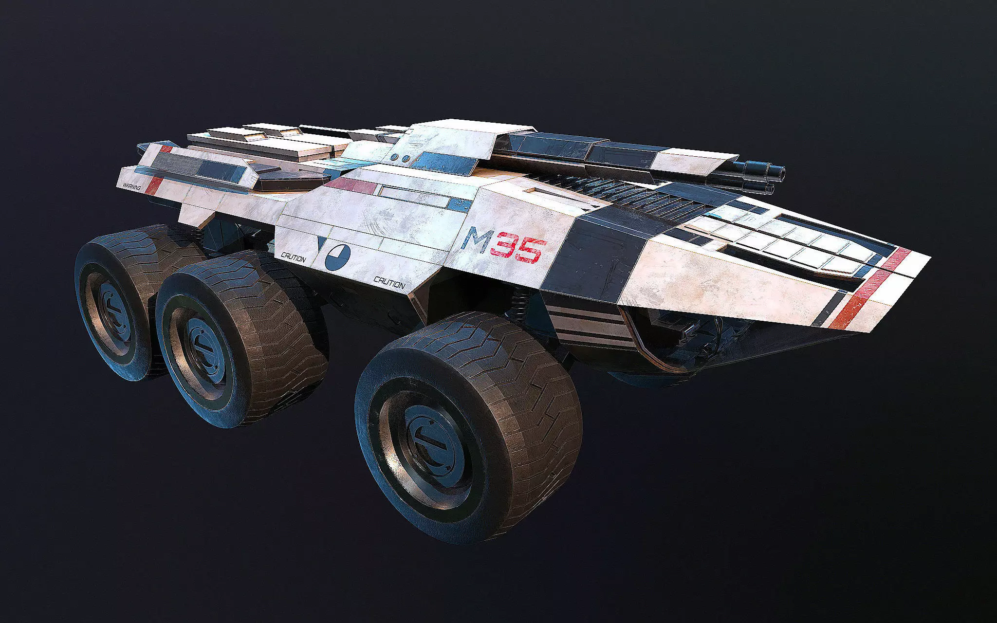 Mako M35 Mass Effect 3D model