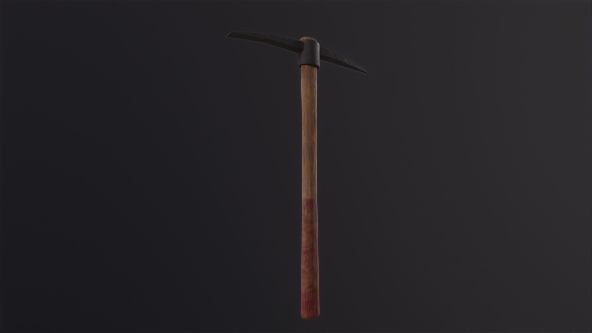 Pickaxe 3D Model Low-poly 3D model_4