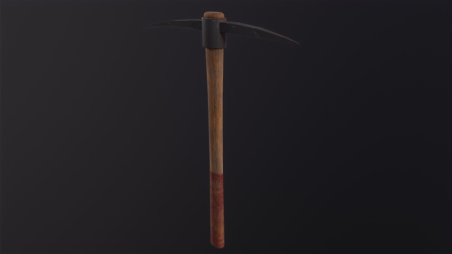 Pickaxe 3D Model Low-poly 3D model_6