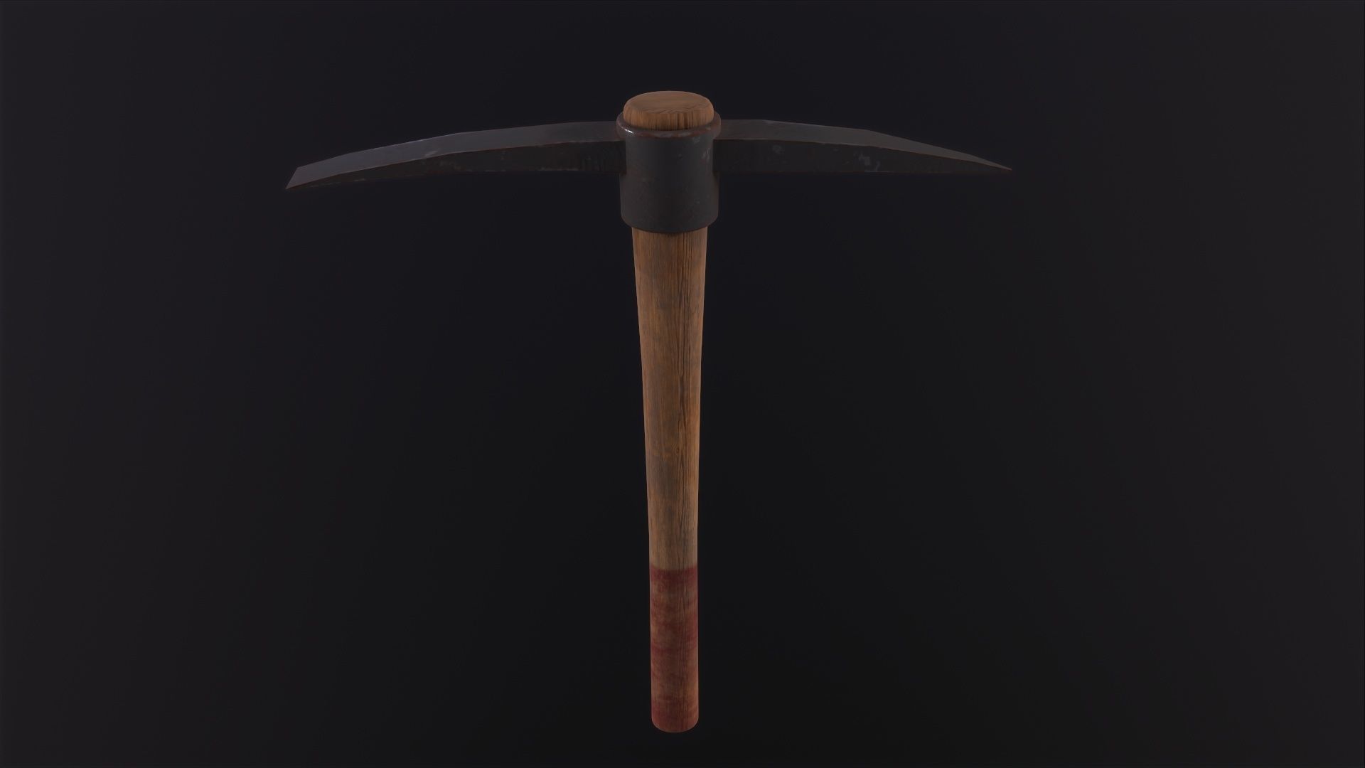 Pickaxe 3D Model Low-poly 3D model_5