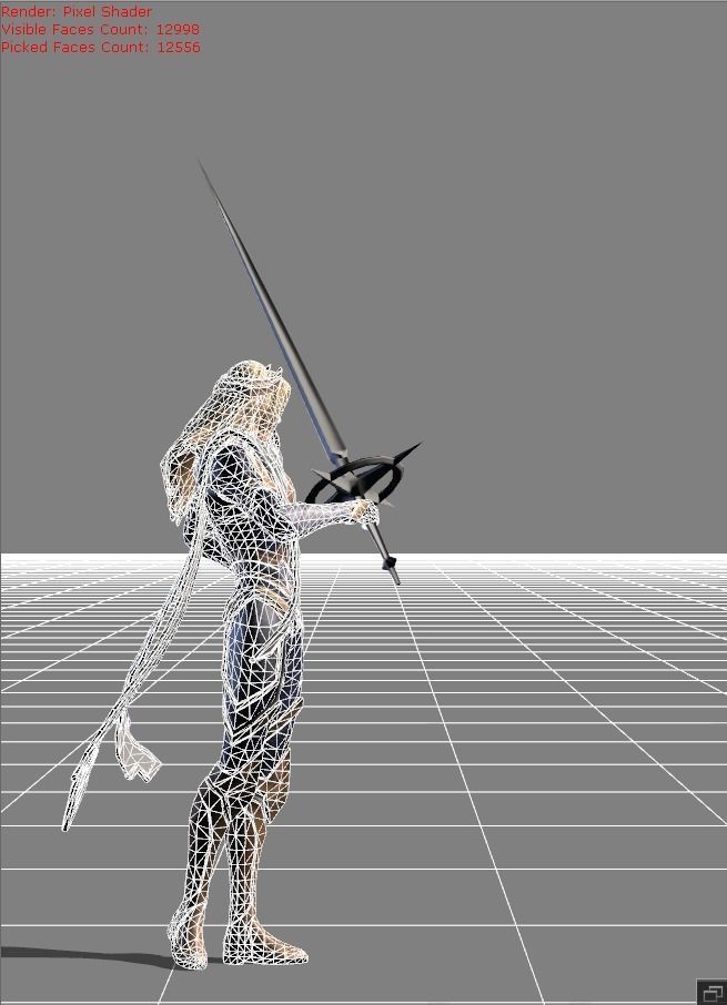 Lancelot Swordmaster Skin Low-poly 3D model_5