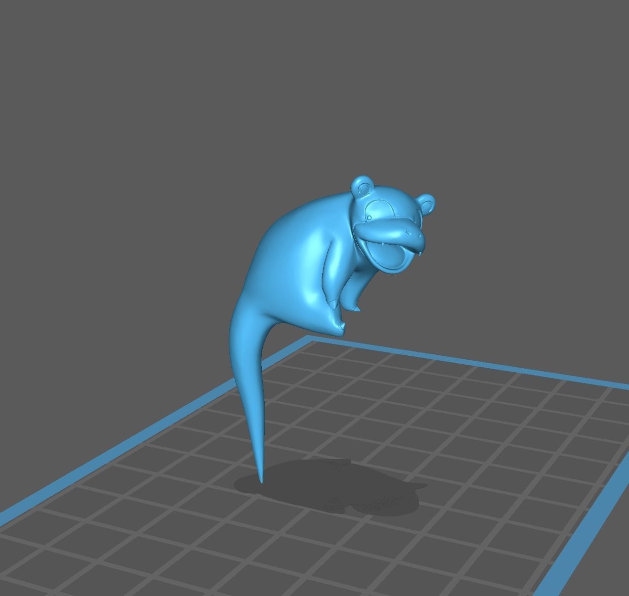 Slowpoke Slowbro Slowking and Mega 3D print model 3D print model_41