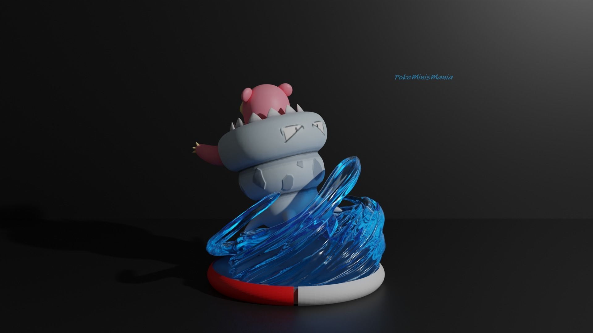 Slowpoke Slowbro Slowking and Mega 3D print model 3D print model_28