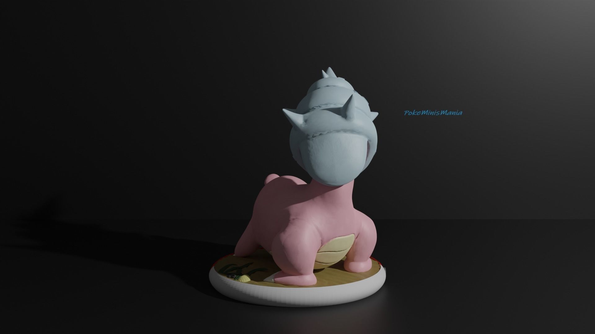 Slowpoke Slowbro Slowking and Mega 3D print model 3D print model_11