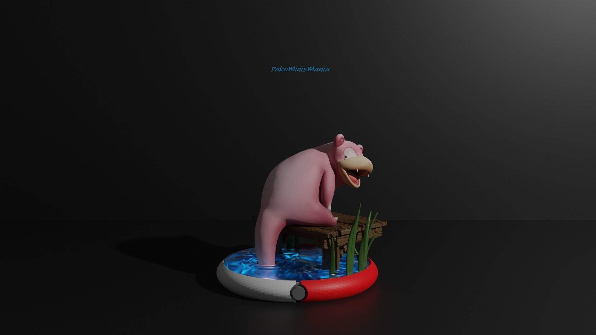 Slowpoke Slowbro Slowking and Mega 3D print model 3D print model_1